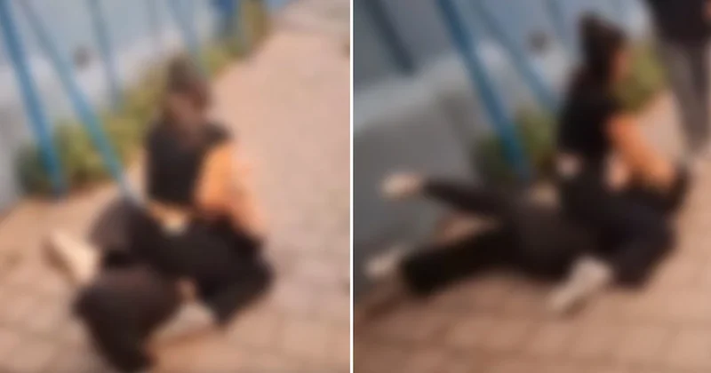 İstanbul da okul önünde liseli kızlardan kan donduran görüntüler Sözcü Gazetesi