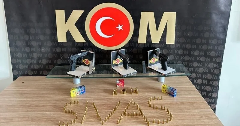 Sivas merkezli 4 ilde kaçak silah operasyonu: 2 tutuklama