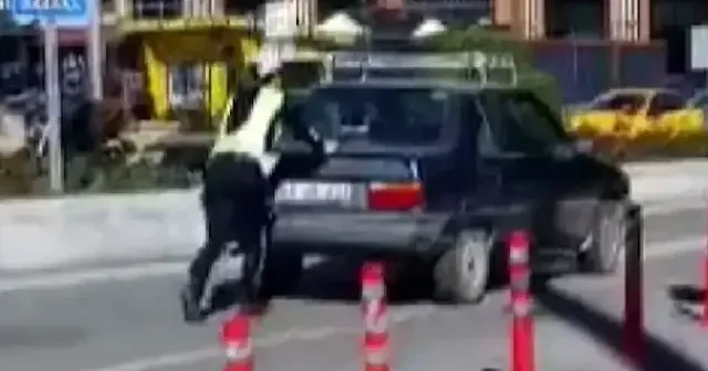 Afyonkarahisar da kadın polis gücüyle erkeklere adeta taş çıkarttı VİDEO İZLE