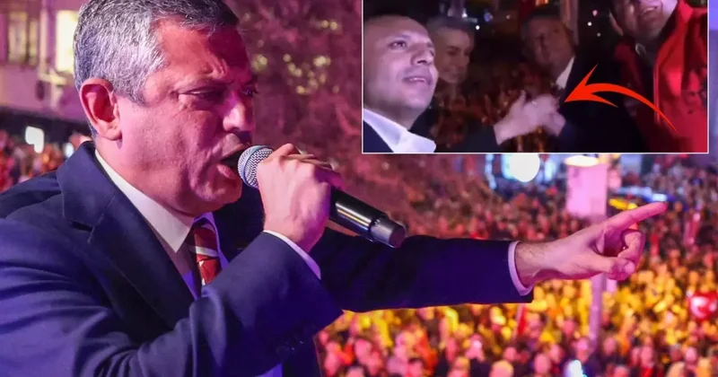 Özgür Özel in el işaretine Dilek İmamoğlu müdahale etti