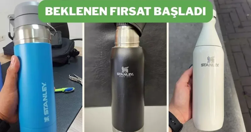Kamptan ofise her ortamda güvenle kullanabileceğiniz Stanley termoslarda Gülümseten Kasım indirimi başladı!