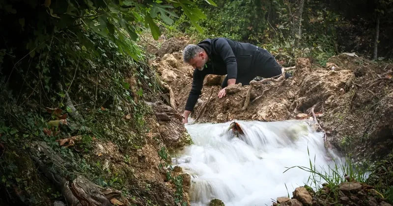 Sındırgı da Su Kaynağı Yeniden Aktı