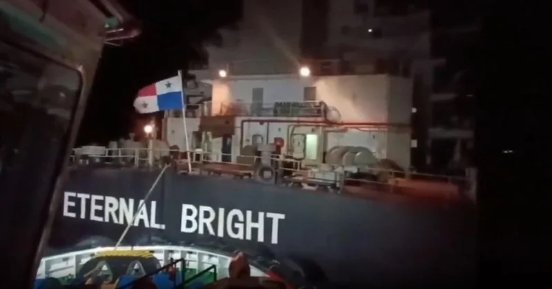 Çanakkale Boğazı’nda 225 metrelik gemi arızalandı