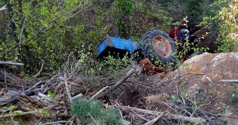 Aydın da traktör kazasında feci şekilde can verdi