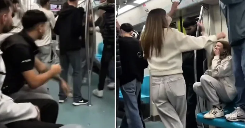 Marmaray da ortalık karıştı! İki grup birbirine girdi Sözcü Gazetesi