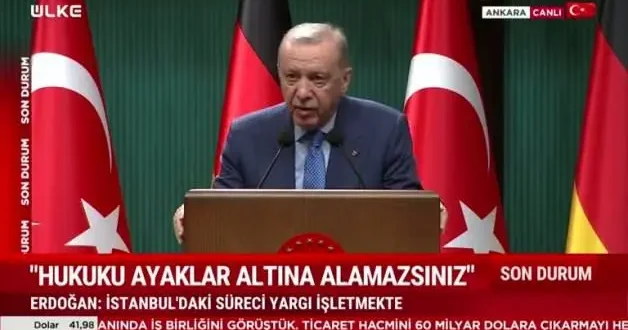 Erdoğan dan Alman Başbakanı na İsrail tepkisi: Siz bunları görmüyor musunuz?