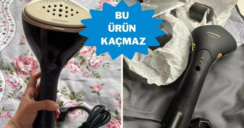 Ütü yaparken zaman kazandıran Philips buharlı düzleştirici indirimde!