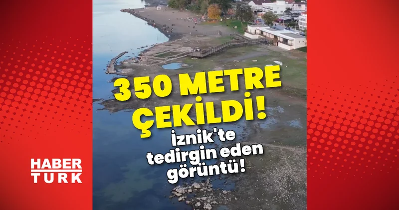 İznik te tedirgin eden görüntü! Son dakika haberleri