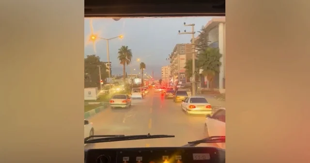 Osmaniye de duyarlı sürücüler, itfaiyeye koridor oluşturdu Osmaniye Haberleri