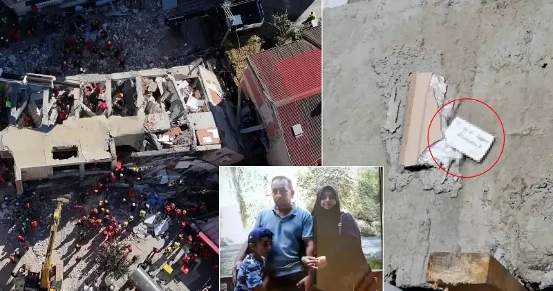 Gebze de yıkılan binanın enkazından çıkan not tüyleri diken diken etti Kocaeli Haberleri