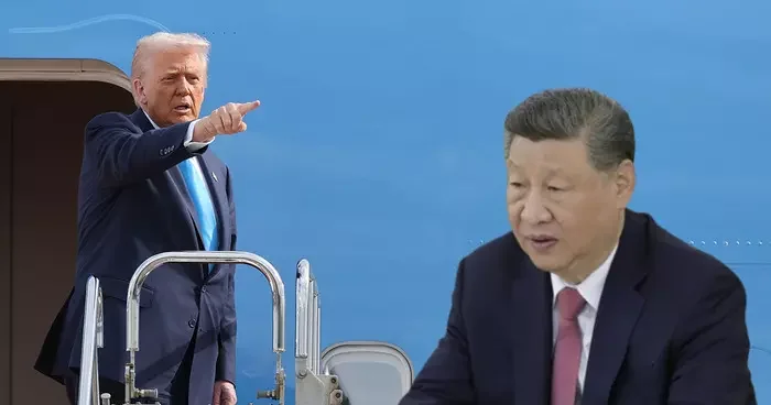 Trump ve Xi havva üssünde görüştü! Karşılıklı iltifatlar havada uçuştu... Trump bir tek soruyu yanıtsız bıraktı