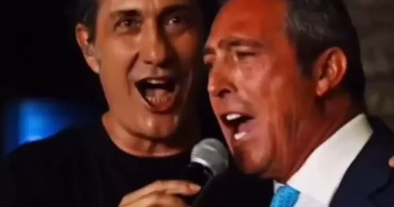 Ali Koç tan İzmir Marşı performansı