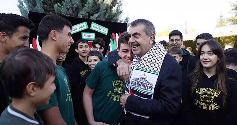 Bakan Tekin: Filistin e destek kermeslerinde 80 milyon lira gelir elde edildi