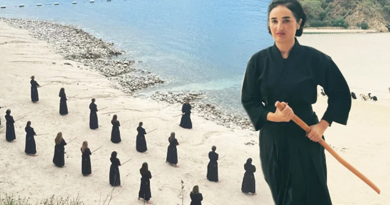 Fadik Sevin Atasoy samuray eğitimi aldı