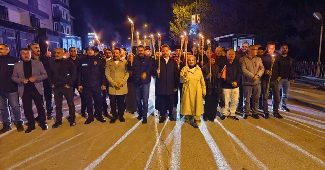 Orta da fener alayı yürüyüşü gerçekleştirildi Çankırı Haberleri