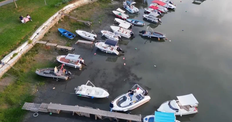 İznik Gölü nde çekilme 350 metreye ulaştı