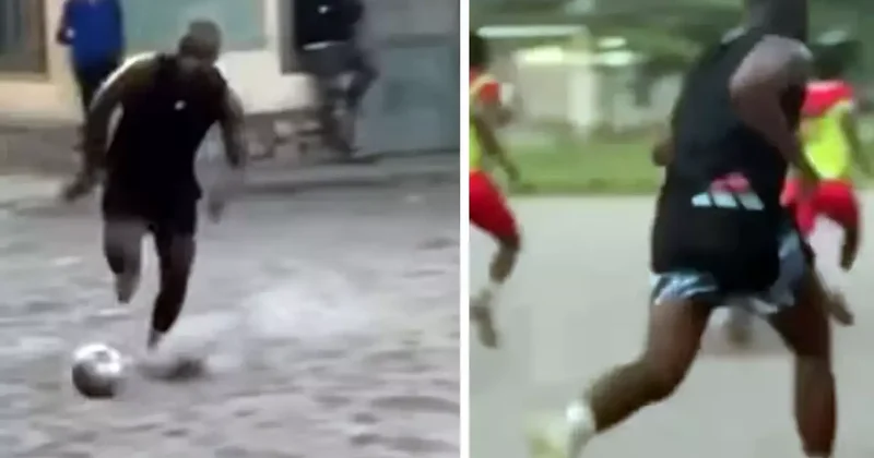 Türkiye de gol makinesi olan Kabongo Kasongo toprak sahaya kadar düştü