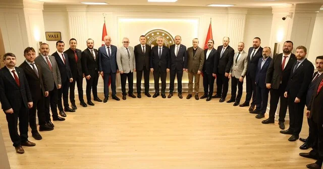 Yeni yönetim Vali Makas ile bir araya geldi Düzce Haber Habertürk Yerel Haberler