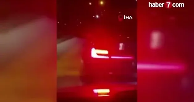 Yol kesip tehdit eden maganda kamerada: Araçta bebek olmasına bile aldırış etmedi