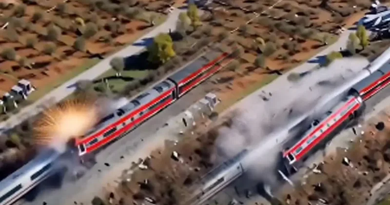 İspanya daki facianın boyutu gözler önüne serildi! Tren kazası yapay zeka ile canlandırıldı