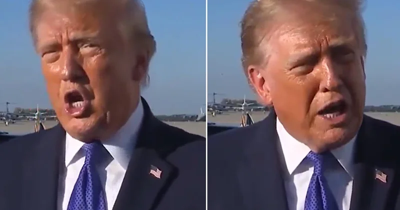 Trump gazetecinin sorusuna sinirlendi: Berbat görünüyorsun, biraz kilo ver