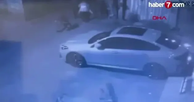 Bebeğini almaya gittiği evde kayınpederini darbedip havaya ateş açtı
