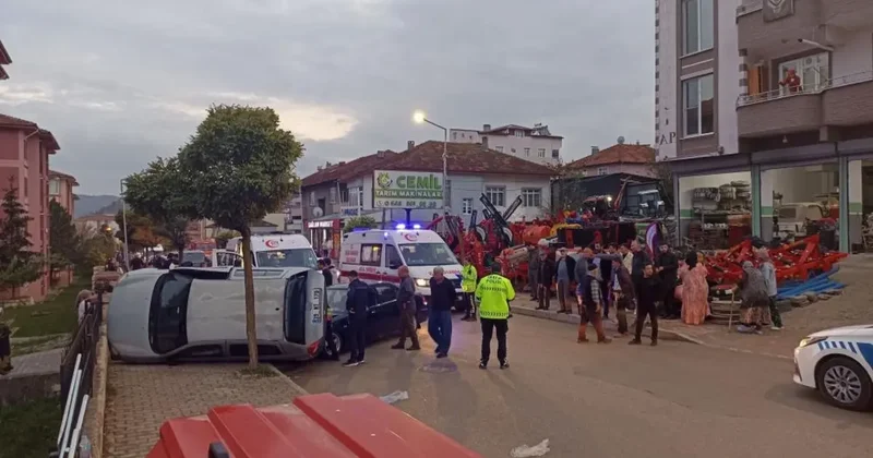 Samsun da trafik kazası: 4 yaralı