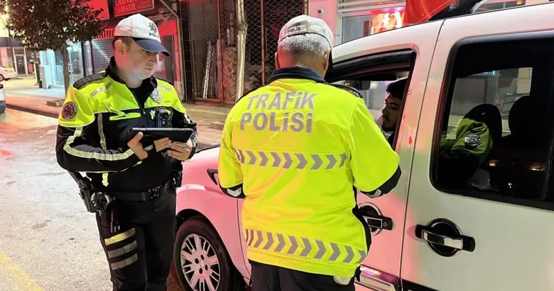 Çorum’da 49 araç ve sürücüsüne toplam 135 bin TL ceza
