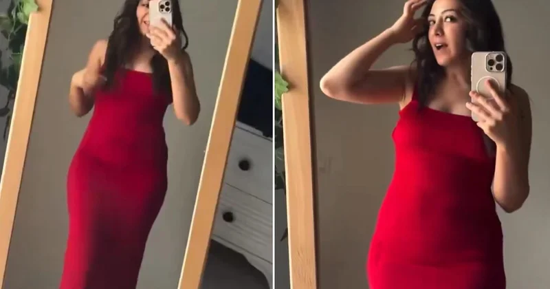 Evlilik bitiren elbise! Ayna karşısına geçip eski eşine gönderme yaptı