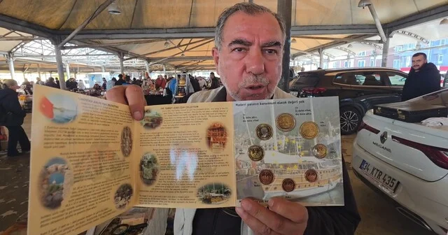 54 yıllık para koleksiyonunu Kütahya antika pazarında meraklılarıyla buluşturuyor Kütahya Haber Habertürk Yerel Haberler