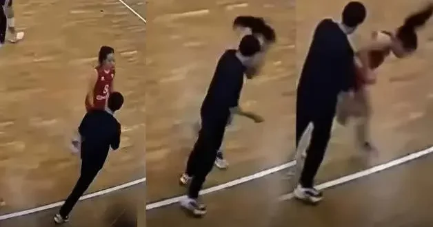 Çin de voleybol antrenörün 13 yaşındaki çocuğa şiddeti gündem oldu