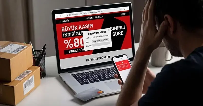 Kasım ayı indirimleri öncesi siber güvenlik uzmanından sahte site uyarısı: Sanal kart kullanın