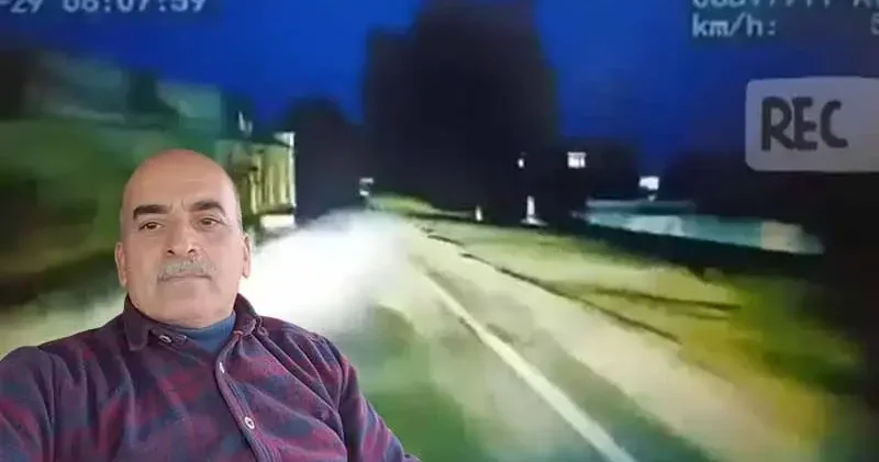 Şırnak’ta otobüs şoförünün öldüğü, 14 kişinin yaralandığı kaza kamerada