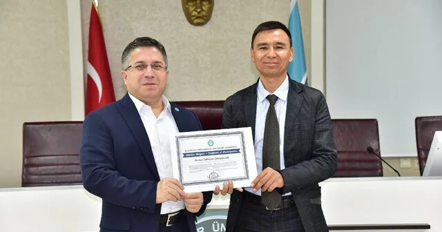 Özbekistanlı 9 akademisyene sertifika verildi BAÜN de bulunan Özbek Akademisyenin programlarını tamamladı Balıkesir Haber Habertürk Yerel Haberler