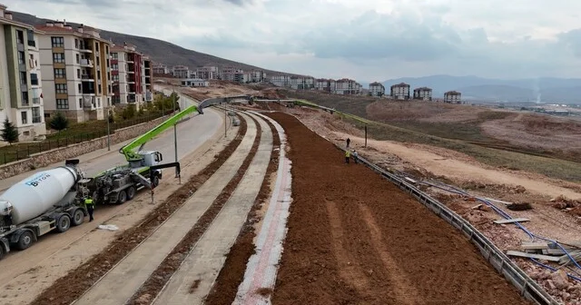 Güneykent Seyir Yolu Projesi nde çalışmalar hızla ilerliyor Elazığ Haberleri Habertürk Yerel Haberler