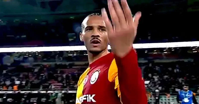 Leroy Sane den kameramana canlı yayında küfür