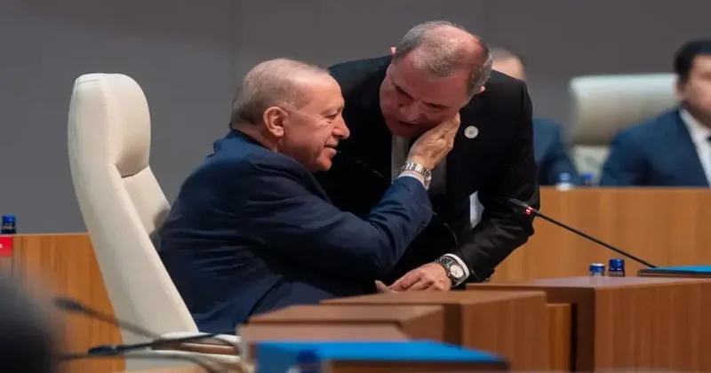 TDT Zirvesi nde Erdoğan ile Azerbaycan Dışişleri Bakanı Bayramov arasında samimi görüntüler!