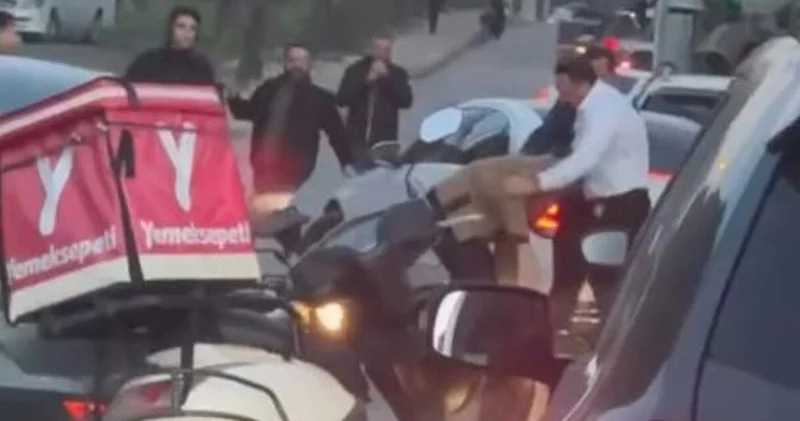 Motosiklet sürücüsüne dehşeti yaşatmıştı! Yakalandı