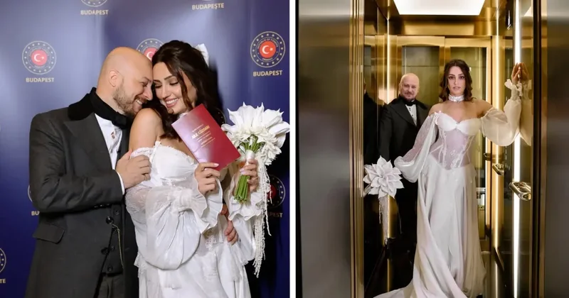 Ünlü oyuncu Budapeşte de dünya evine girdi