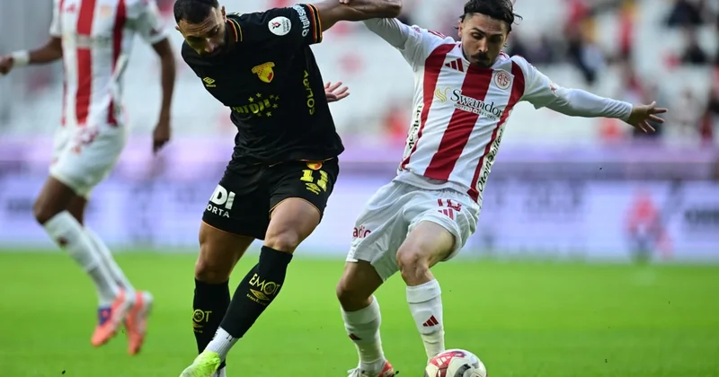 Göztepe Antalyaspor deplasmanında ikinci yarı açıldı Sözcü Gazetesi