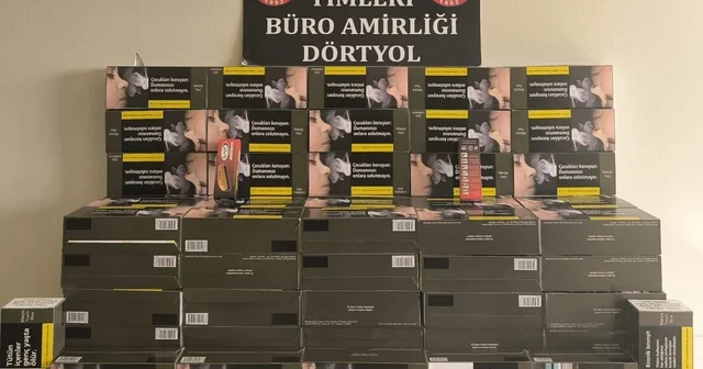 Dörtyol da kaçak makaron operasyonu Hatay Haberleri