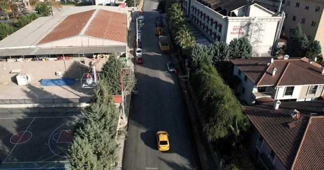 İzmit Şehit Ergün Köncü Caddesi nde altyapı bitti, asfalt serildi Kocaeli Haberleri