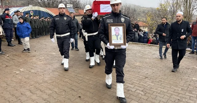 Şehit polis memuru, son yolculuğuna uğurlandı Çankırı Haberleri