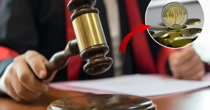 50 kuruş için 1600 dava açtı, cezayı yedi
