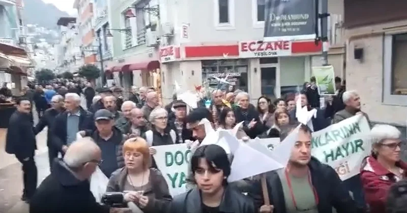 Halk sokağa döküldü, betonlaşmaya karşı yürüdü Sözcü Gazetesi