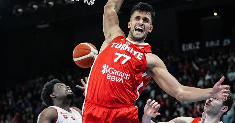 İsviçre 60 85 Türkiye (12 Dev Adam, FIBA 2027 Dünya Kupası Eleme maçı)