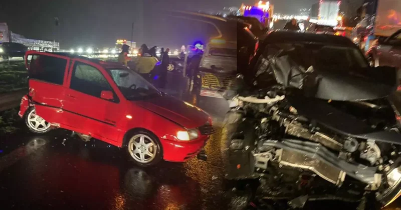 Düzce de zincirleme kaza! Yaralılar var