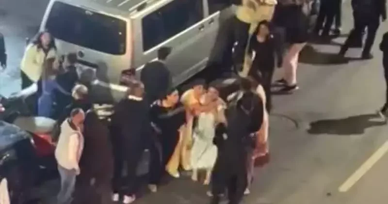 Şişli’de düğün salonundaki laf atma kavgası sokağa taştı; polis müdahale etti