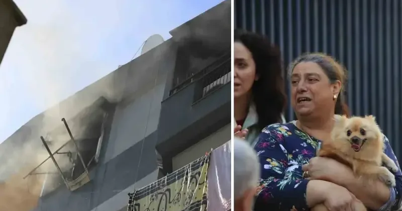 Antalya’da teras katta çıkan yangın paniğe neden oldu Antalya Haberleri