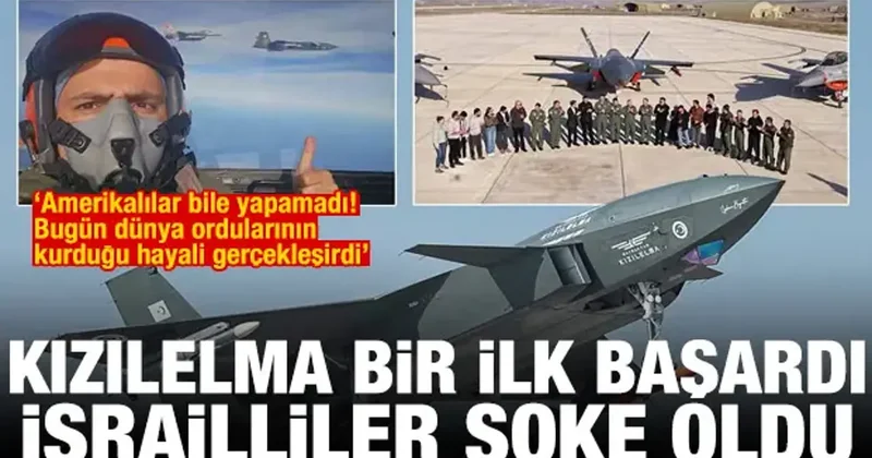 İsrail de KIZILELMA şoku: ABD bile yapamadı, dünyanın kurduğu hayali gerçekleşirdi